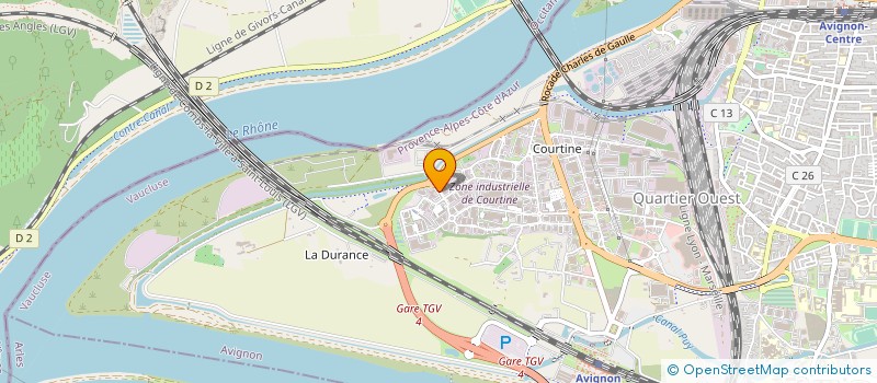 localisation de l'entreprise AUDIT ET FINANCE à AVIGNON