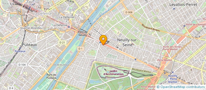 localisation de l'entreprise AUDIT ET GESTION FINANCIERE à NEUILLY-SUR-SEINE