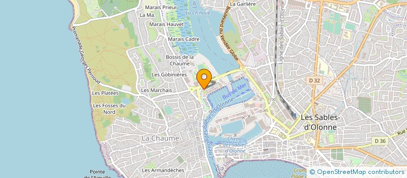 localisation de l'entreprise AUDIT ET OPTIMISATION FINANCIERE BESSE à LES SABLES D'OLONNE