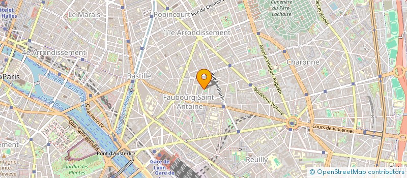 localisation de l'entreprise AUDIT ET PROJET  PARIS