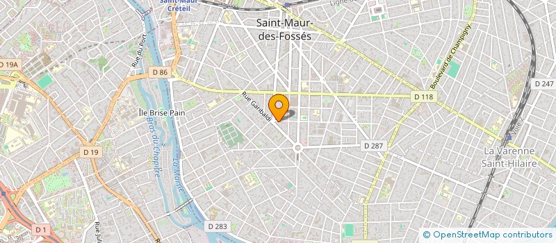 localisation de l'entreprise AUDIT ET REVISION COMPTABLE à SAINT-MAUR-DES-FOSSES