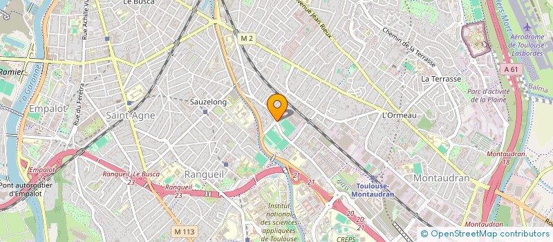 localisation de l'entreprise AUDIT ET SOLUTIONS 31  TOULOUSE