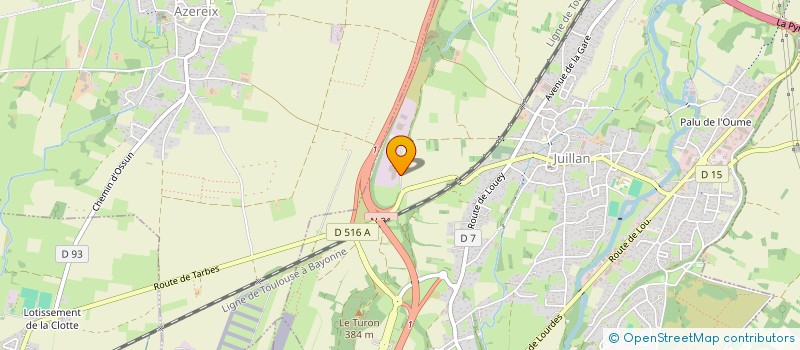 localisation de l'entreprise AUDIT ET SOLUTIONS PYRENEES  JUILLAN