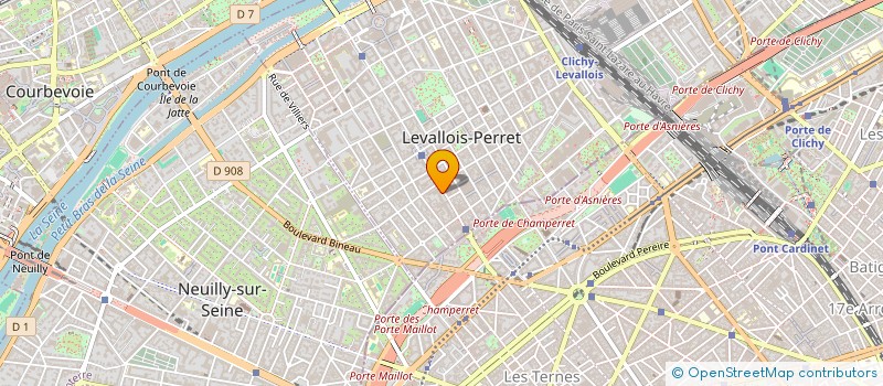 localisation de l'entreprise AUDIT ETUDES ET CONSEILS à LEVALLOIS-PERRET