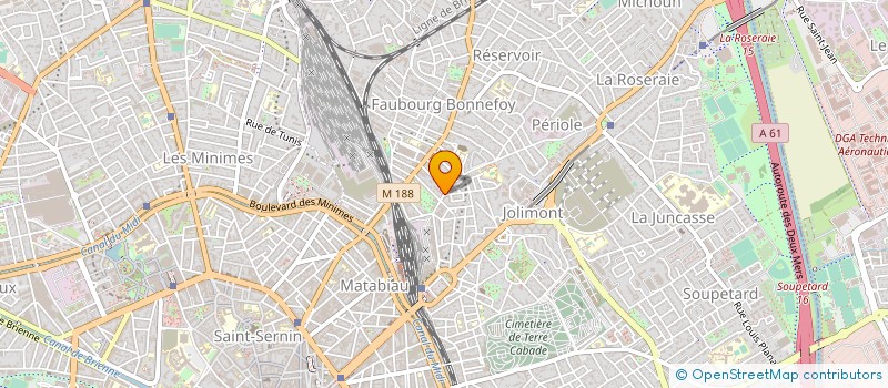 localisation de l'entreprise AUDIT EUROPE EXPERT  TOULOUSE