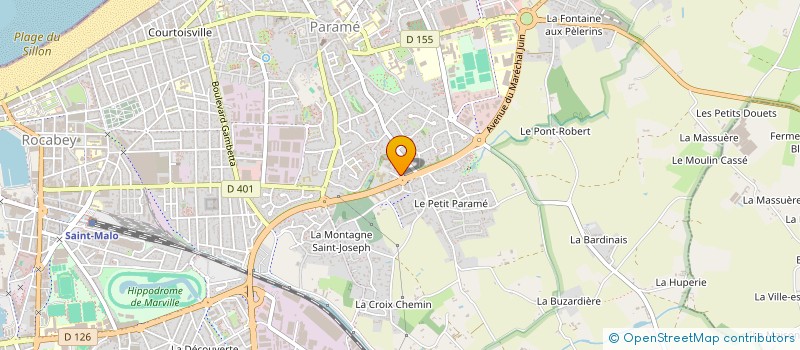 localisation de l'entreprise AUDIT EUROPE EXPERTISE A2E CODEX  SAINT-MALO