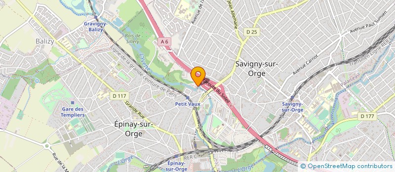 localisation de l'entreprise AUDIT EXPERTISE COMPTABLE à EPINAY-SUR-ORGE