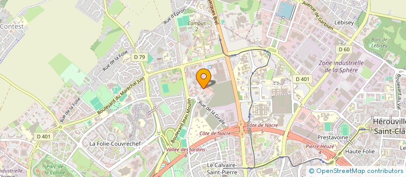 localisation de l'entreprise AUDIT EXPERTISE COMPTABLE CHRISTELLE CLEMENT à CAEN