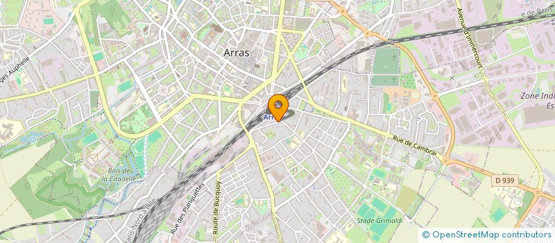 localisation de l'entreprise AUDIT EXPERTISE COMPTABLE DES HAUTS DE FRANCE FORT FX à ARRAS
