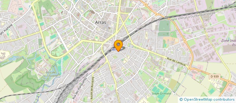 localisation de l'entreprise AUDIT EXPERTISE COMPTABLE FORT & ASS à ARRAS