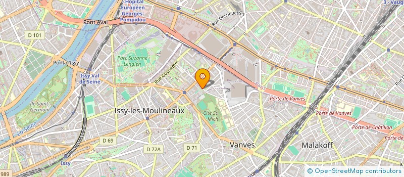 localisation de l'entreprise AUDIT EXPERTISE ESSONNE  ISSY-LES-MOULINEAUX