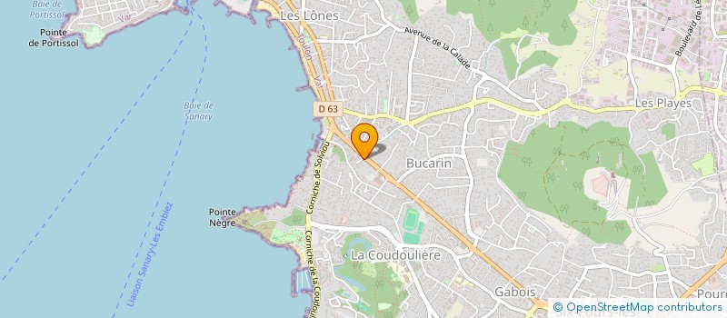 localisation de l'entreprise AUDIT EXPERTISE ET CONSEIL à SIX-FOURS-LES-PLAGES