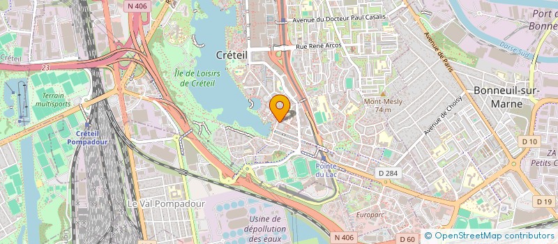 localisation de l'entreprise AUDIT EXPERTISE FRANCE à CRETEIL