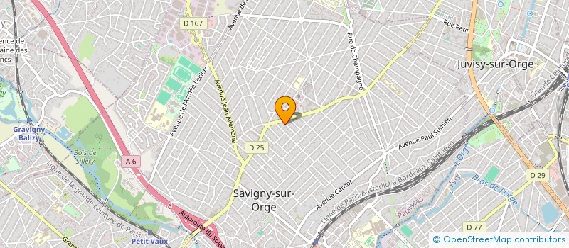 localisation de l'entreprise AUDIT EXPERTISE GERMIN  SAVIGNY-SUR-ORGE