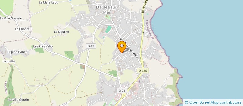 localisation de l'entreprise AUDIT EXPERTISE IMMOBILIER à BINIC-ETABLES-SUR-MER