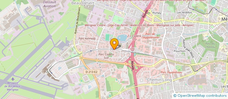localisation de l'entreprise AUDIT EXPERTS à MERIGNAC