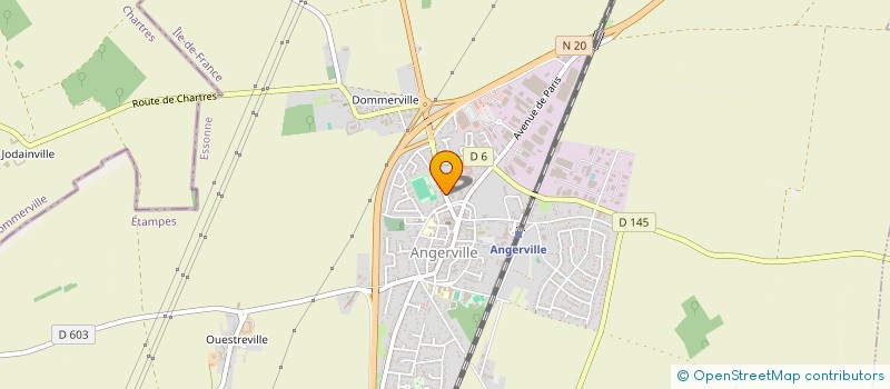 localisation de l'entreprise AUDIT FINANCE EXPERTISE à ANGERVILLE