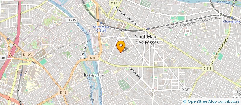 localisation de l'entreprise AUDIT FINANCE GESTION CONSEIL à SAINT-MAUR-DES-FOSSES