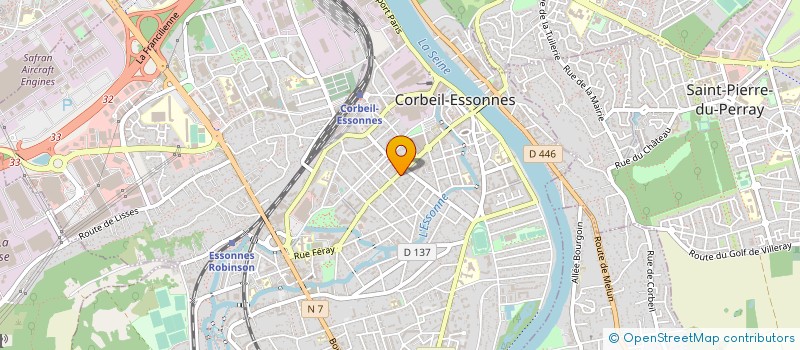localisation de l'entreprise AUDIT FINANCEMENT GESTION à CORBEIL-ESSONNES