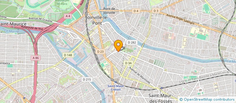 localisation de l'entreprise AUDIT FISCALITE TECHNIQUE DE GESTION à ST MAUR DES FOSSES