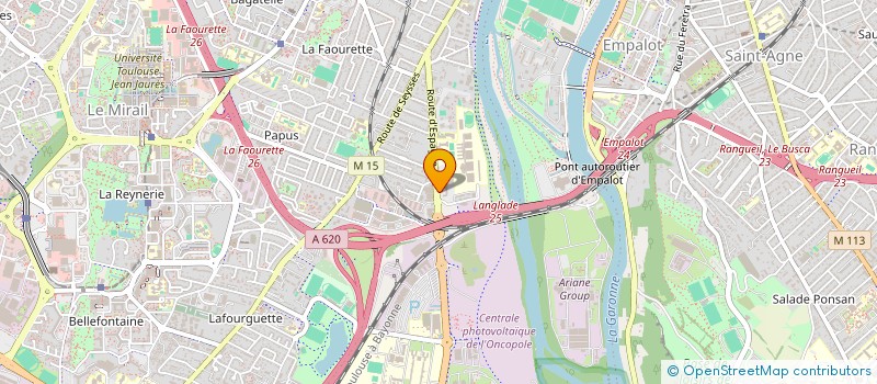 localisation de l'entreprise AUDIT & FLIGHT SUPPORT à TOULOUSE