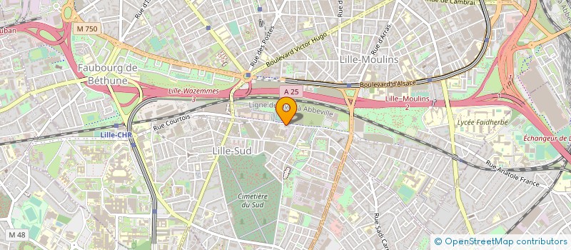 localisation de l'entreprise AUDIT FM à LILLE