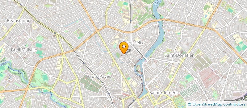 localisation de l'entreprise AUDIT FORMATION CONSEIL à NANTES