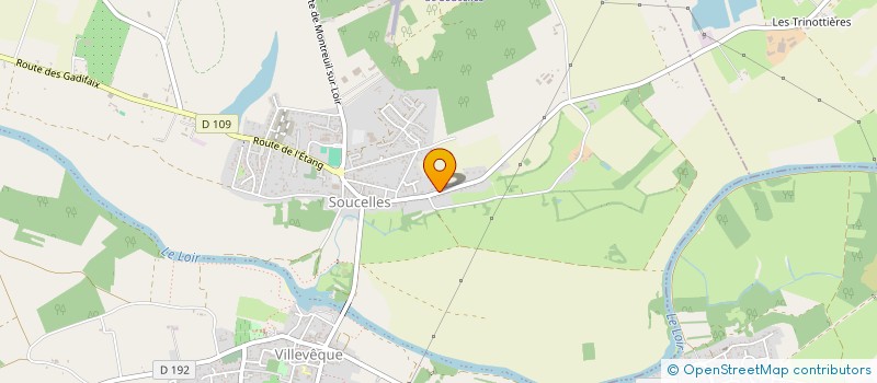 localisation de l'entreprise AUDIT-FORMATION-HYGIENE à RIVES-DU-LOIR-EN-ANJOU