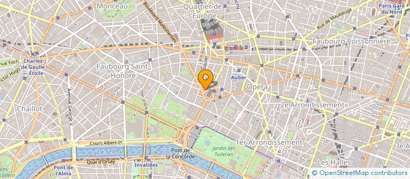 localisation de l'entreprise AUDIT GESTION COMPTABILITE ASSOCIES à PARIS