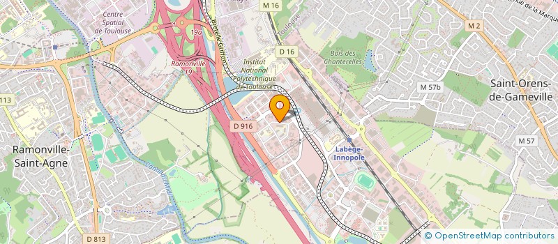 localisation de l'entreprise AUDIT GESTION ORGANISAT REVISION ASSISTA  LABEGE