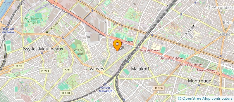 localisation de l'entreprise AUDIT GESTION REVISION COMPTABLE  VANVES