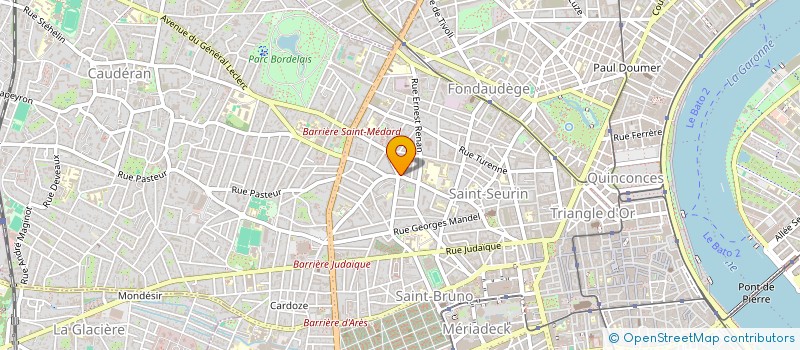 localisation de l'entreprise AUDIT GESTION SOCIALE CONSEIL ET PAIE  BORDEAUX