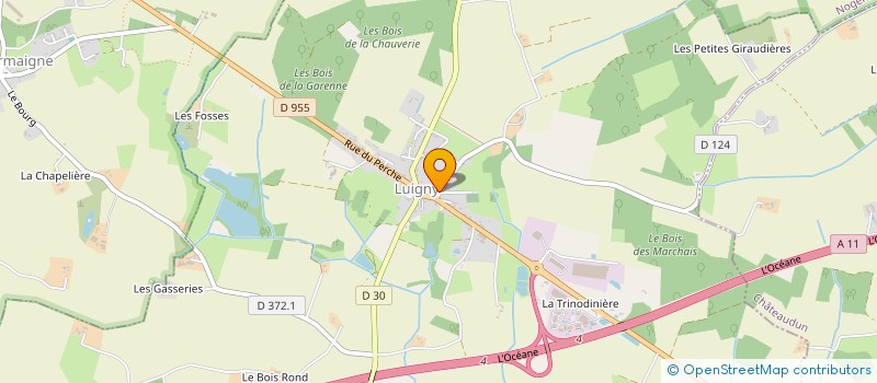 localisation de l'entreprise AUDIT & HOME à LUIGNY