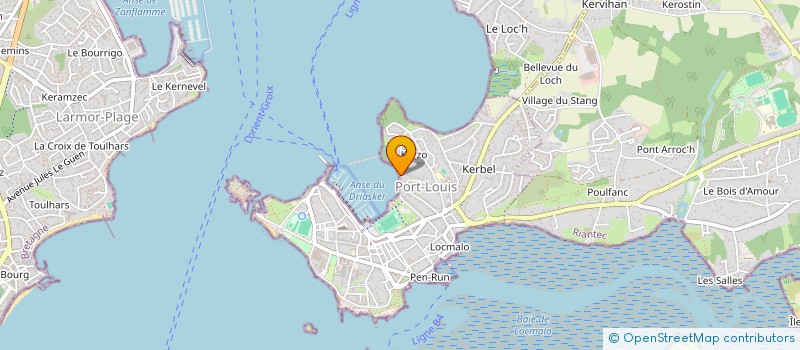 localisation de l'entreprise AUDIT INFO BRETAGNE à PORT-LOUIS