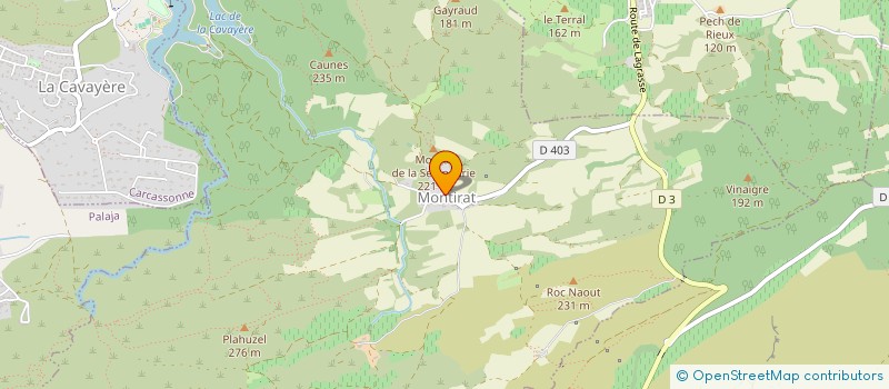 localisation de l'entreprise AUDIT INFO PLUS ENTREPRISE  MONTIRAT