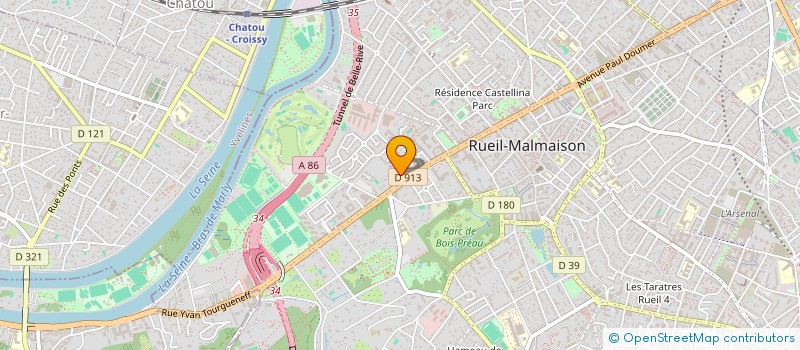 localisation de l'entreprise AUDIT LEGAL DES HAUTS DE SEINE à RUEIL-MALMAISON