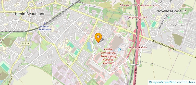 localisation de l'entreprise AUDIT LEGALIS à HENIN-BEAUMONT