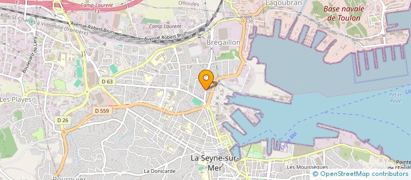 localisation de l'entreprise AUDIT MARINE à LA SEYNE-SUR-MER