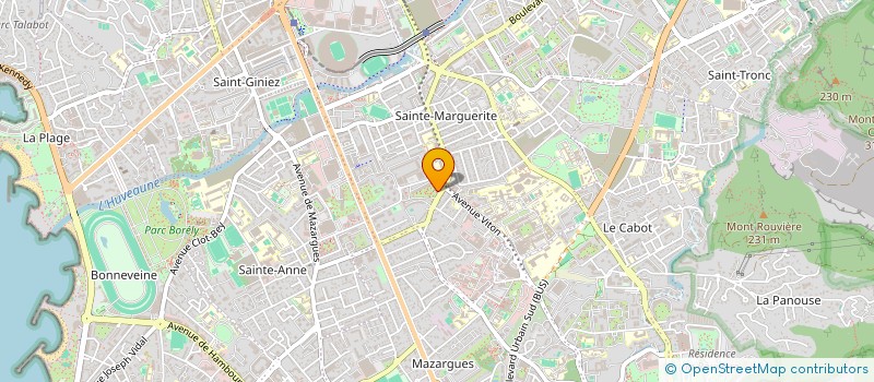 localisation de l'entreprise AUDIT - MOSSELMANS - ASSOCIES  MARSEILLE