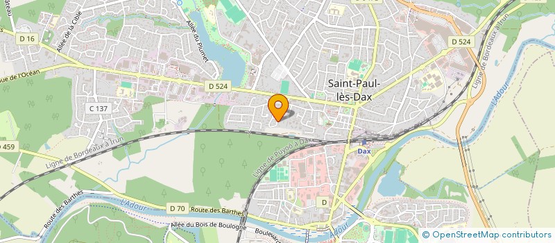 localisation de l'entreprise AUDIT OCEAN ASSOCIES  ANGLET