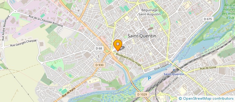 localisation de l'entreprise AUDIT OFFICE à SAINT-QUENTIN