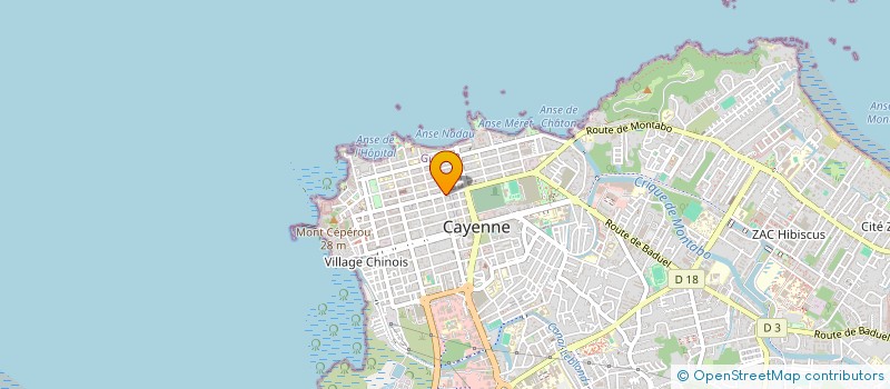localisation de l'entreprise AUDIT PATRIMOINE & SOLUTIONS à CAYENNE