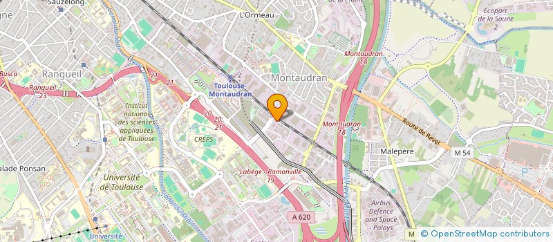 localisation de l'entreprise AUDIT & PERSPECTIVES  TOULOUSE