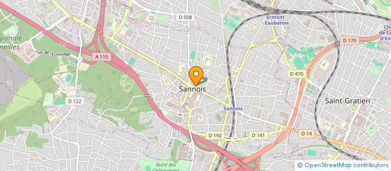 localisation de l'entreprise AUDIT PLUS à SANNOIS