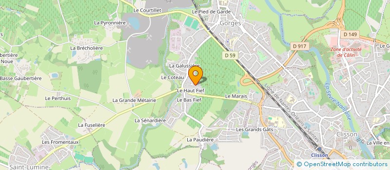 localisation de l'entreprise AUDIT PREVENTION FORMATION à GORGES