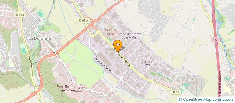 localisation de l'entreprise AUDIT PROTECTION SECURITE à AIX EN PROVENCE