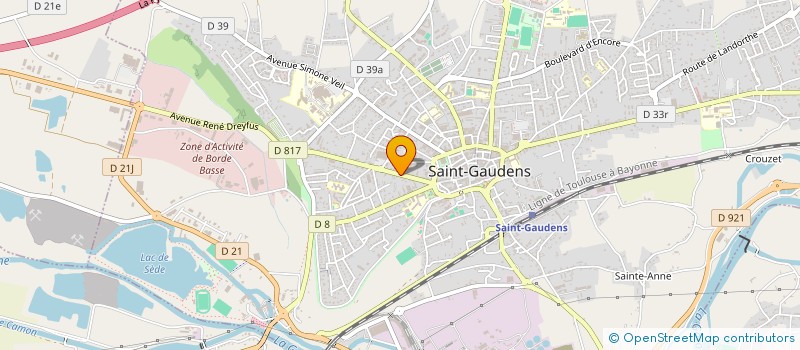 localisation de l'entreprise AUDIT PYRENEES  SAINT-GAUDENS