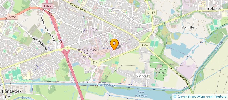 localisation de l'entreprise AUDIT REVIS STRATEG CONSEIL  EXPERTISE  LES PONTS-DE-CE