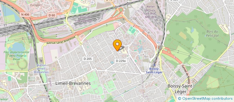 localisation de l'entreprise AUDIT REVISION COMPTABLE IMMOBILIERE à LIMEIL-BREVANNES