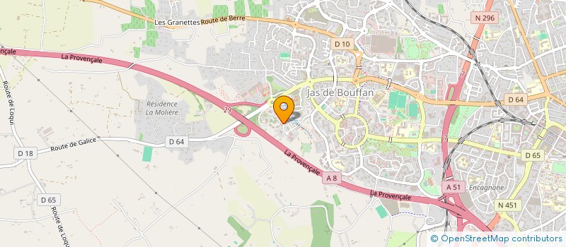 localisation de l'entreprise AUDIT REVISION EXPERTISE COMPTABLE à AIX-EN-PROVENCE